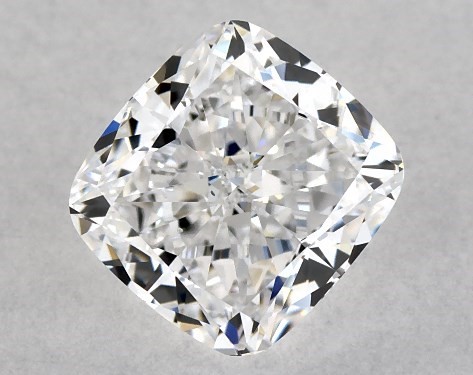 This 1.01 carat cushion modified diamond D color VS2 clarity has Ideal proportions and a diamond grading report from GIA
